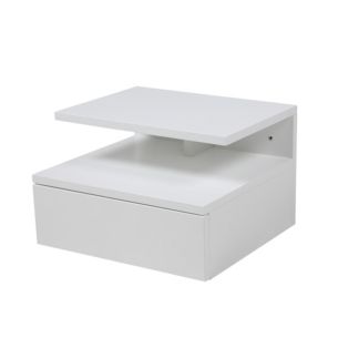 Öökapp Home4you ASHLAN 35x32xH22,5cm, valge