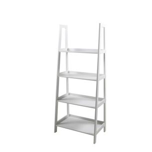 Riiul Home4you WALLY 63x40xH130cm, valge