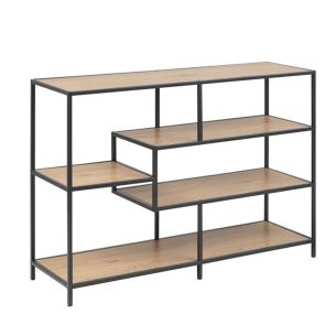 Riiul Home4you SEAFORD 114x35xH78cm, tamm