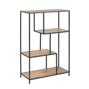 Riiul Home4you SEAFORD 77x35xH114cm, metsik tamm