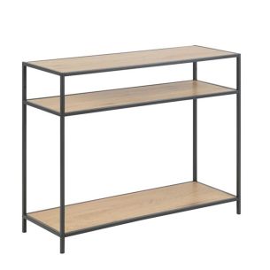 Konsoollaud Home4you SEAFORD 100x35xH79cm, tamm