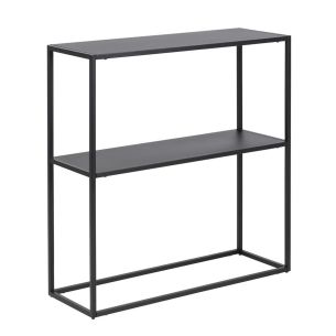 Konsoollaud Home4you NEWTON 79,5x26xH80,5cm, must