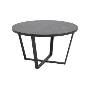 Diivanilaud Home4you AMBLE D77xH44cm, must marmor