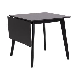 Söögilaud Home4you ROXBY 80/120x80xH76cm, must