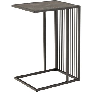 Abilaud Home4you STRINGTON 35x43xH63cm, must