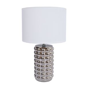 Laualamp Home4you DUNIK H39cm, hõbedane