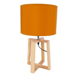 Laualamp Home4you WOODEN H44,5cm, ooker