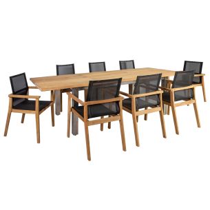 Söögilauakomplekt Home4you NAUTICA 8 tooliga 1325