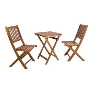 Rõdukomplekt Home4you GWEN laud ja 2 tooli