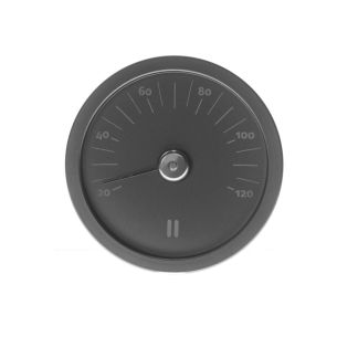 Sauna Home4you termomeeter RENTO BLACK, D15cm