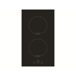 Simfer | Hob | H3.020.DEISP | Induction | Number of burners/cooking zones 2 | Touch | Timer | Black