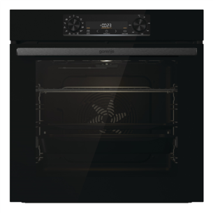 Gorenje | Oven | BOS6737E06FBG | 77 L | Multifunctional | EcoClean | Mechanical control | Steam function | Convection | Height 59.5 cm | Width 59.5 cm | Black