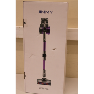 SALE OUT. Jimmy Vacuum Cleaner JV85 Pro | Jimmy | Vacuum Cleaner | JV85 Pro | Cordless operating | Handstick and Handheld | 600 W | 28.8 V | Operating time (max) 70 min | Purple/Grey | Warranty 24 month(s) | Battery warranty 10 month(s) | DAMAGED PACKAGIN