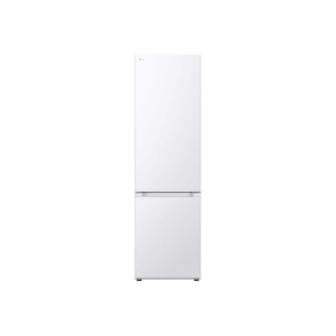 LG | Refrigerator | GBV5240DSW | Energy efficiency class D | Free standing | Combi | Height 203 cm | No Frost system | Fridge net capacity 277 L | Freezer net capacity 110 L | Display | 35 dB | White