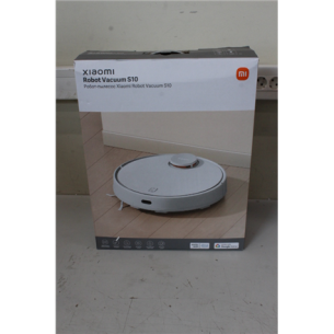 SALE OUT. | Xiaomi | Robot Vacuum | S10 EU | Wet&Dry | Operating time (max) 130 min | Lithium Ion | 3200 mAh | Dust capacity 0.30 L | White | Battery warranty 20 month(s) | USED, DIRTY, BROKEN CONTAINER LOCK, DAMAGED PACKAGING