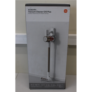 SALE OUT. Xiaomi Vacuum Cleaner G10 Plus EU | Xiaomi | Vacuum cleaner | G10 Plus EU | Cordless operating | Handstick | Power 450 W | 25.2 V | Dust capacity 0.6 L | White | Operating time (max) 65 min | Warranty 3 month(s) | USED ,NO CHARGER
