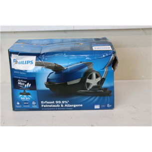 SALE OUT.  Philips XD3110/09 Vacuum cleaner, Bagged, Power 900 W, Dust bag 3 L, Working radius 9 m, Blue Philips Vacuum cleaner 3000 Series XD3110/09 Bagged Power 900 W Dust capacity 3 L Blue DAMAGED PACKAGING | Philips Vacuum cleaner | 3000 Series XD3110