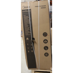 SALE OUT. Midea MERF402FIE02 Refrigerator, E, Freestanding, Multi-door, Height 178 cm, Fridge net 244L, Freezer net 147L, Stainless steel | Midea Refrigerator | MERF402FIE02 | Energy efficiency class E | Free standing | Combi | Height 178 cm | No Frost sy
