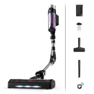 Rowenta | Vacuum Cleaner | X-Force Flex 9.60 | Cordless operating | 250 W | 18 V | Operating time (max) 45 min | Black/Purple