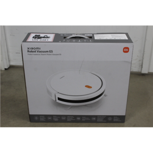 SALE OUT. Xiaomi Robot Vacuum E5 (White) EU | Xiaomi Robot Vacuum (EU) | E5 | Wet&Dry | 2600 mAh | Dust capacity 0.4 L | 2000 Pa | White | USED