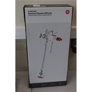 SALE OUT. Xiaomi Vacuum Cleaner G20 Lite EU, White | Xiaomi Vacuum Cleaner | G20 Lite EU | Cordless | 215 W | 22.2 V | White | Warranty 3 month(s) | USED, DIRTY, MISSING: 2 IN 1 BRUSH NOZZLE, POWER ADAPTER AND WALL MOUNT SET