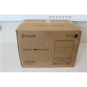 SALE OUT. Ecovacs DEEBOT X9 PRO OMNI Vacuum cleaner, Robot, Wet&Dry, ZeroTangle Technology, TruEdge Adaptive Edge Mopping, YIKO AI, Black + | Ecovacs Robotic Vacuum Cleaner | DEEBOT X9 PRO OMNI | Wet&Dry | Li-ion | 6400 mAh | Dust capacity 0.22 L | 16600 
