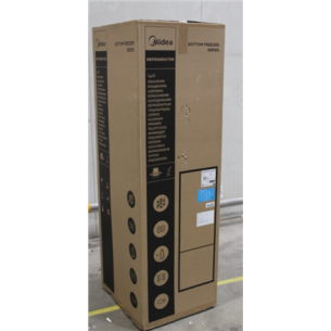 SALE OUT. Midea MDRB380FGE02A Refrigerator, E, Freestanding, Combi, Height 180 cm, Fridge net 199L, Freezer net 71L, Grey | Midea Refrigerator | MDRB380FGE02A | Energy efficiency class E | Free standing | Combi | Height 180 cm | No Frost system | Fridge n