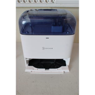 SALE OUT. Ecovacs DEEBOT mini Vacuum cleaner, Robot, Wet&Dry, ZeroTangle Technology, Agile Navigation, White/Blue + Auto-empty station | Ecovacs Robotic Vacuum Cleaner | DEEBOT mini BLUE | Wet&Dry | Li-ion | 3200 mAh | Dust capacity 1.8 L | 8000 Pa | Whit