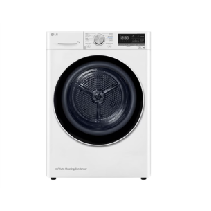 LG Dryer Machine | RH90V9AV4N | Energy efficiency class C | Front loading | 9 kg | LED | Depth 66 cm | Wi-Fi | White