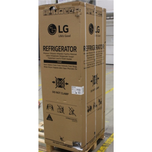SALE OUT. LG GBV7170EPY Refrigerator, E, Free-standing, Combi, Height 1.86 m, Net fridge 234 L, Net freezer 110 L, Silver | LG Refrigerator | GBV7170EPY | Energy efficiency class E | Free standing | Combi | Height 186 cm | No Frost system | Fridge net cap
