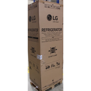 SALE OUT. LG GBV3200DPY Refrigerator, Free-standing, Bottom freezer, D, Height 2.03 m, Net fridge 277 L, Net freezer  110 L, Silver | LG Refrigerator | GBV3200DPY | Energy efficiency class D | Free standing | Combi | Height 203 cm | No Frost system | Frid