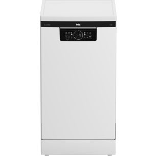BEKO Free standing Dishwasher BDFS26120WQ, Energy class E,  Width 45 cm, 6 programs, Inverter motor, Third drawer, White