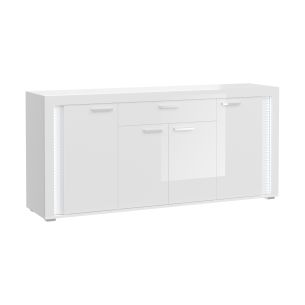 Kummut Skylight, 182x84x42,Valge kõrgläige