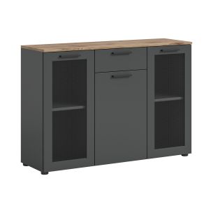 Kummut Niklas, 120x84x37,Nox oak/Basalthall