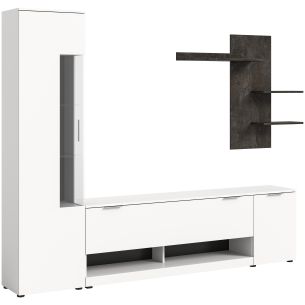 Elutoamööbli komplekt Ben, 250x190x35,Valge