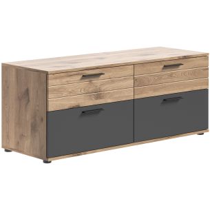 TV-alus Mason, 130x53x47,Nox oak/Basalthall