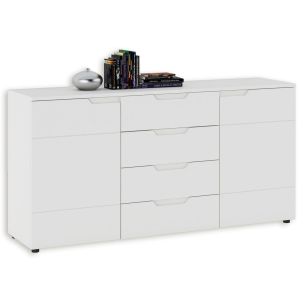 Kummut Hilton, 160x82x40,Valge kõrgläige