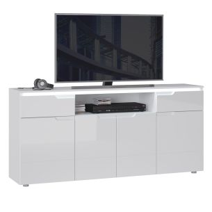 TV-alus Hilton, 180x84x40,Valge kõrgläige