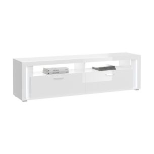 TV-alus Skylight, 201x58x46,Valge kõrgläige