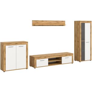 Mööblikomplekt Aosta, 330x159x35,Wotan tamm
