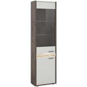 Vitriinkapp Falcona, 198x51x37,Nox oak