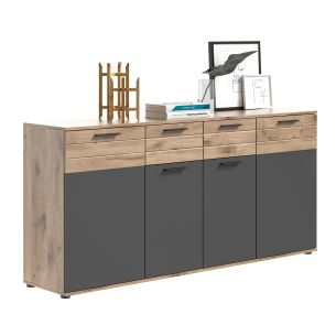 Kummut Mason, 180x87x40,Nox oak/Basalthall