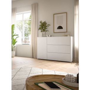 Kummut Loft, 105x80x37,Valge