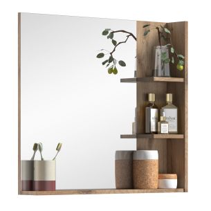 Vannitoa peegel Mason, 79x73x13,Nox oak/peegel