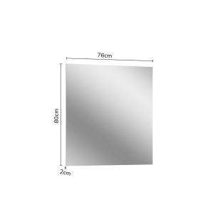 Peegel Torino, 76x80x18,Valge