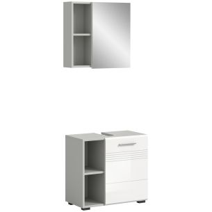 Vannitoakomplekt Copa, 60x190x32,Valge kõrgläige