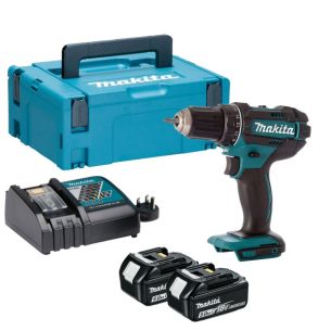 Makita DDF482RTJ Cordless Drill 13mm 62Nm 1900rpm 2x5Ah 18V Li-Ion with Case