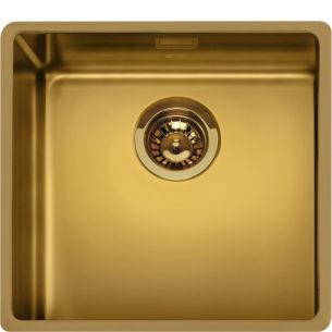Valamu Smeg Mira, 50 cm, alt monteeritav, vääristeras, messing