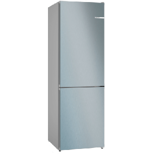 Külmik Bosch, 186 cm, 218/103 l, 35 dB, elektrooniline juhtimine, NoFrost, inox