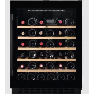 Veinikülmik AEG 82 cm, integreeritav, puutejuhtimine, must+klaas